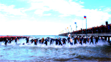 How many hours do professional triathletes train?